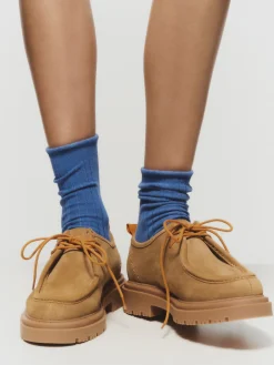 Clearance MOKASSIN CONCERT CAMEL Damen Flacher Schuh