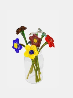 Discount MOUTHBLOWN CRYSTAL FLOWER YELLOW Damen/Herren Deko|Deko