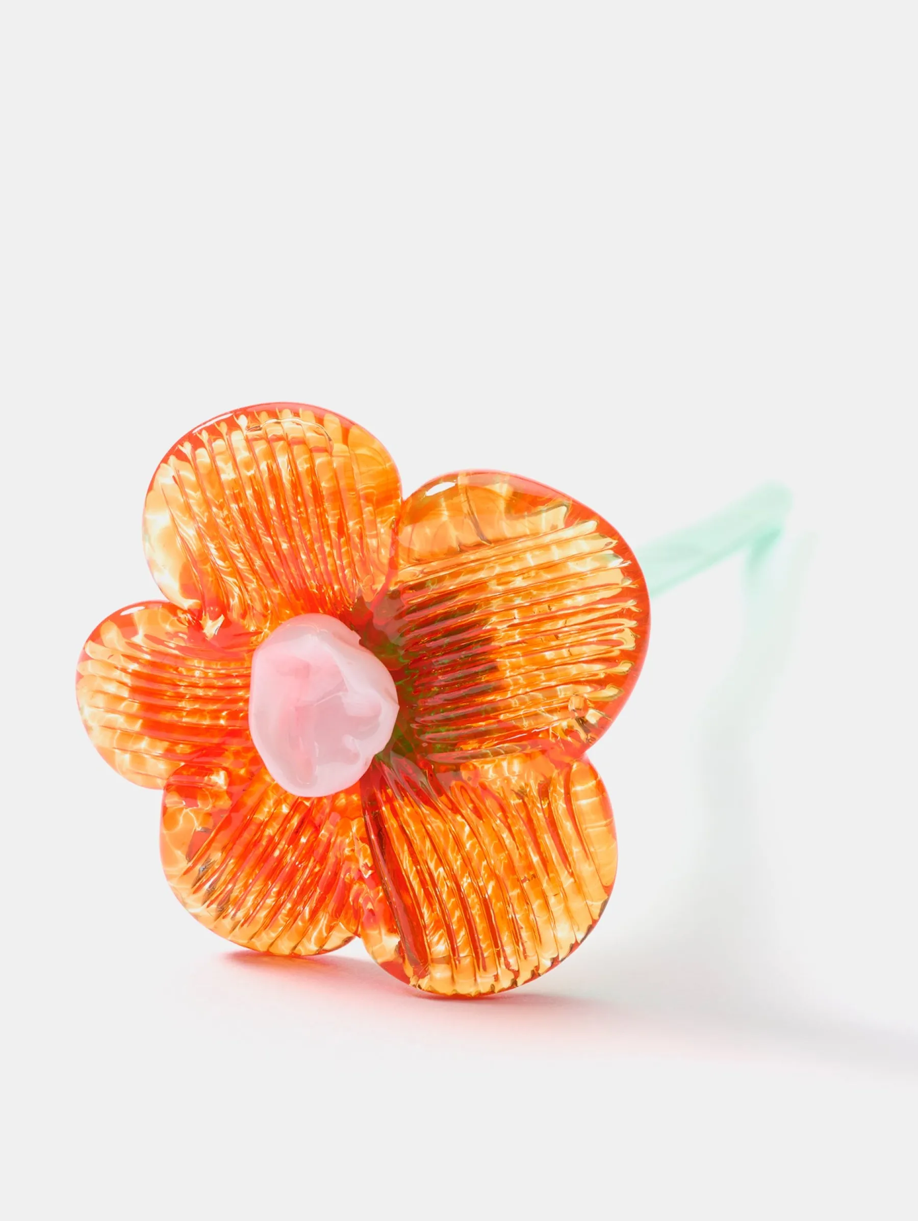 MOUTHBLOWN CRYSTAL FLOWER ORANGE Damen/Herren Deko|Deko
