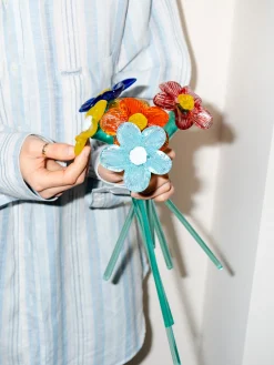 Outlet MOUTHBLOWN CRYSTAL FLOWER SILVER Damen/Herren Deko|Deko