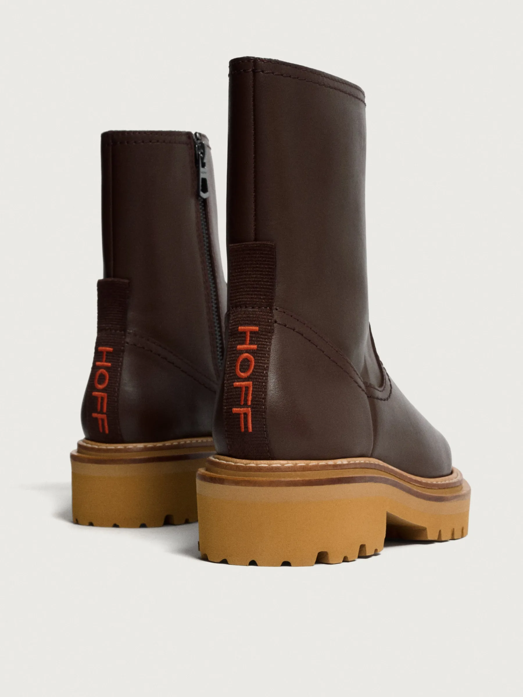 Hot OFFICE BRAUN LEDERSTIEFEL Damen Stiefel Und Stiefeletten