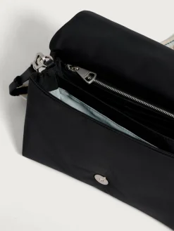 Hot SCHULTERTASCHE EVEREST NYLON SCHWARZ Damen Nylon|Umhängetaschen