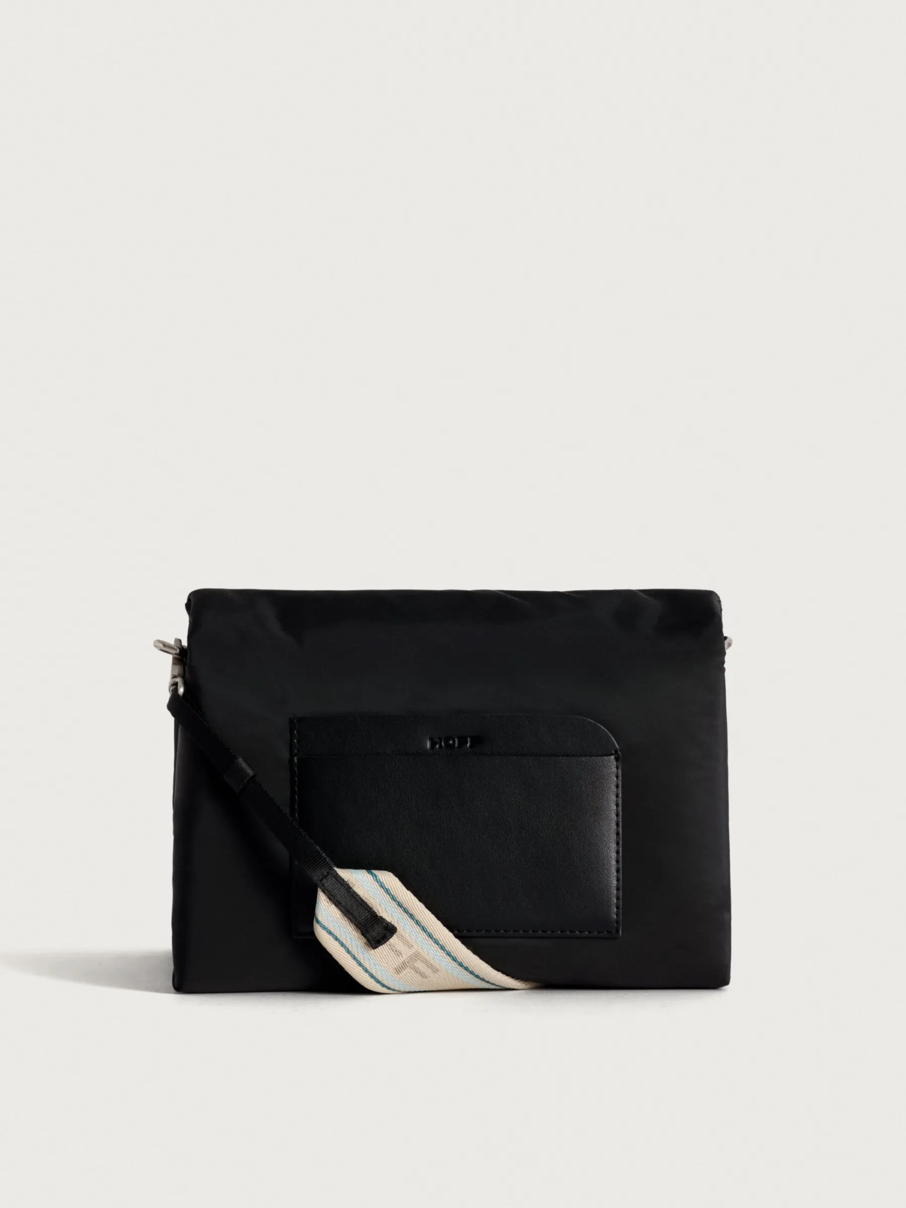 Hot SCHULTERTASCHE EVEREST NYLON SCHWARZ Damen Nylon|Umhängetaschen